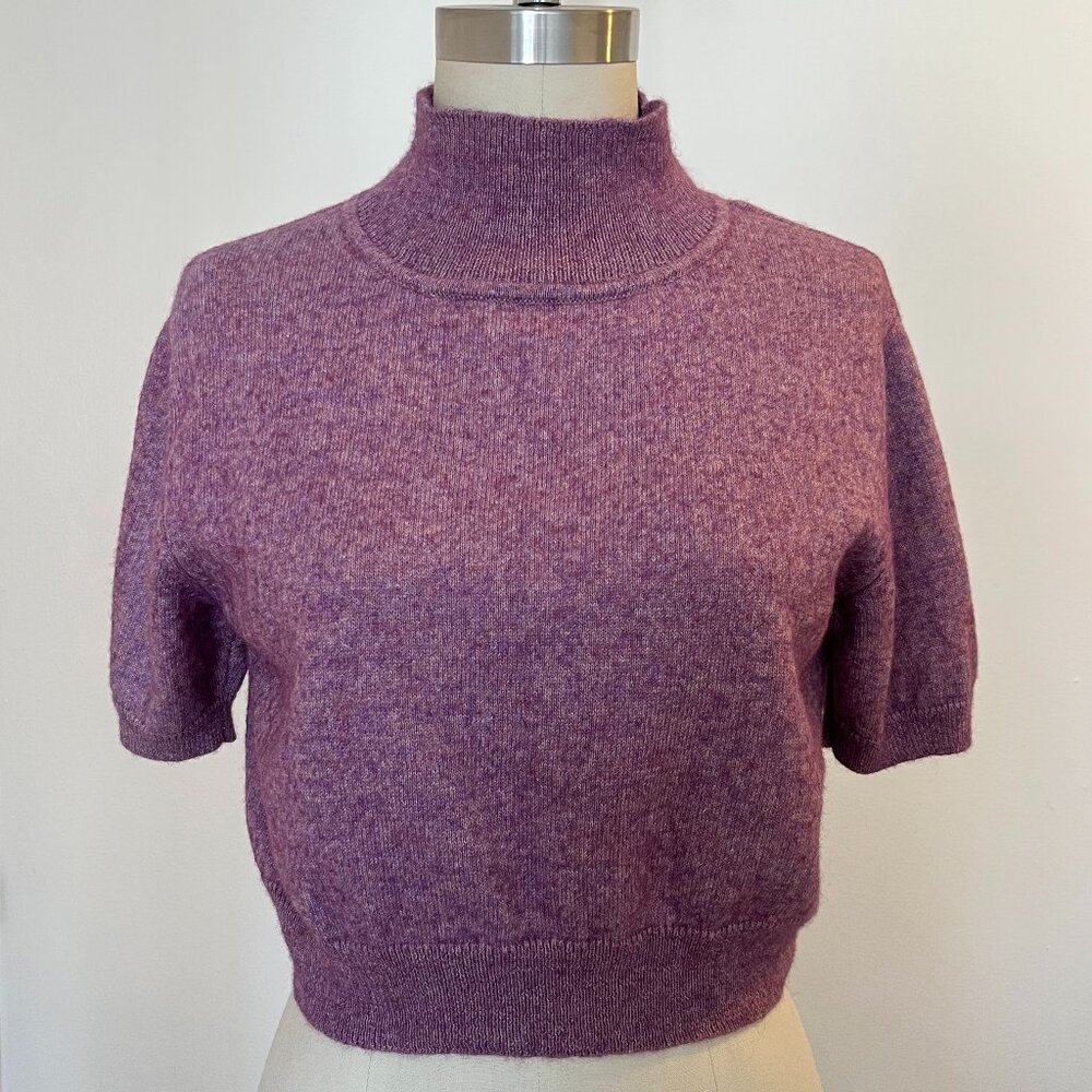 Rachel Comey Short Sleeve Mock Neck Sweater